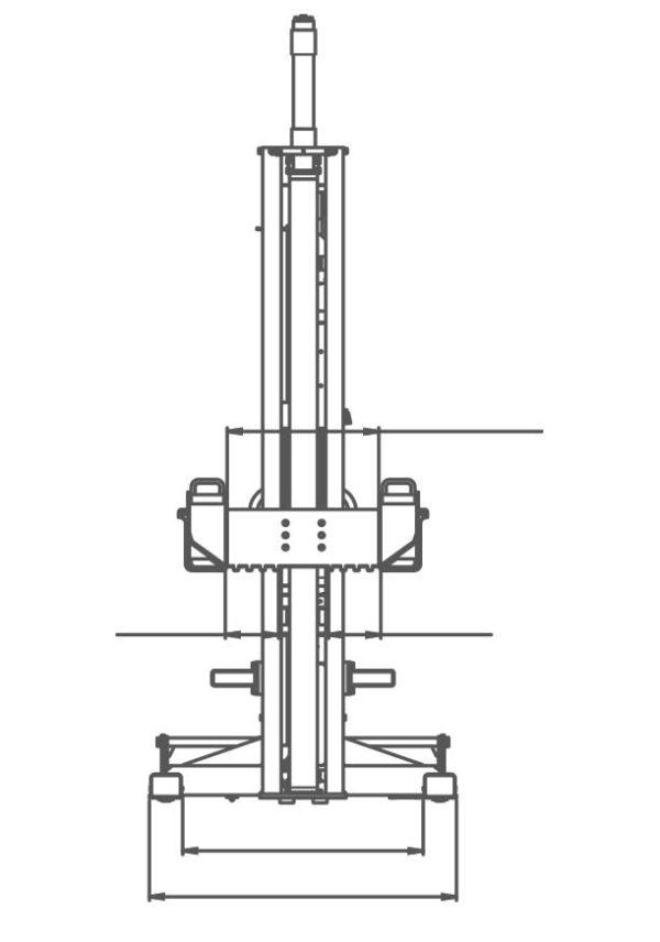 Columna Móvil con Sistema Inalámbrico DC 24V - DM5500MC - - Image 2