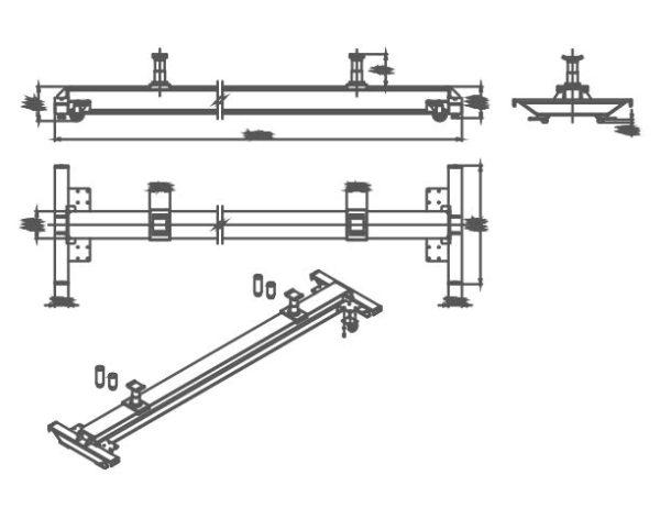 Columna Móvil con Sistema Inalámbrico DC 24V - DM5500MC - - Image 4