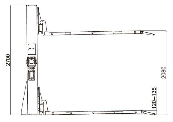 Elevador Monocolumna  para Cortacésped y Quads  230V |  400 V - DM1.0YP - - Image 2
