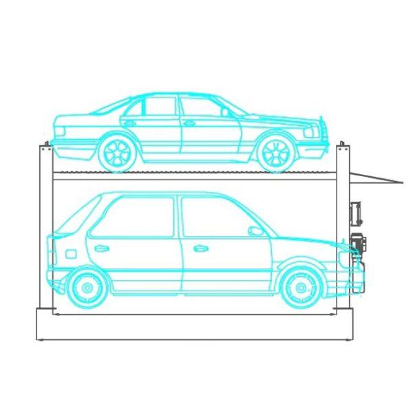 Elevador Parking  Doble - DM400PL - - Imagen 4